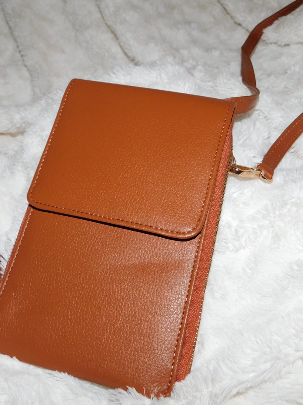 Erin Condren Tan Crossbody Phone Bag